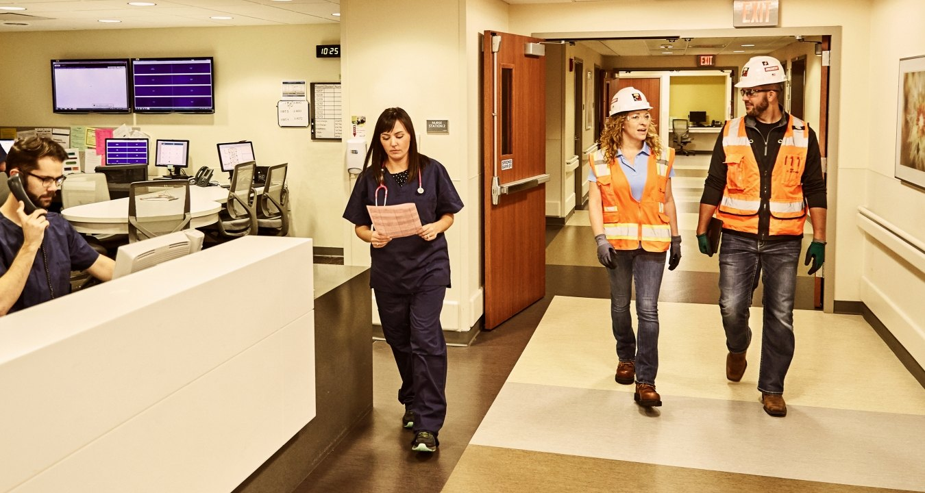 Workers at Hospital